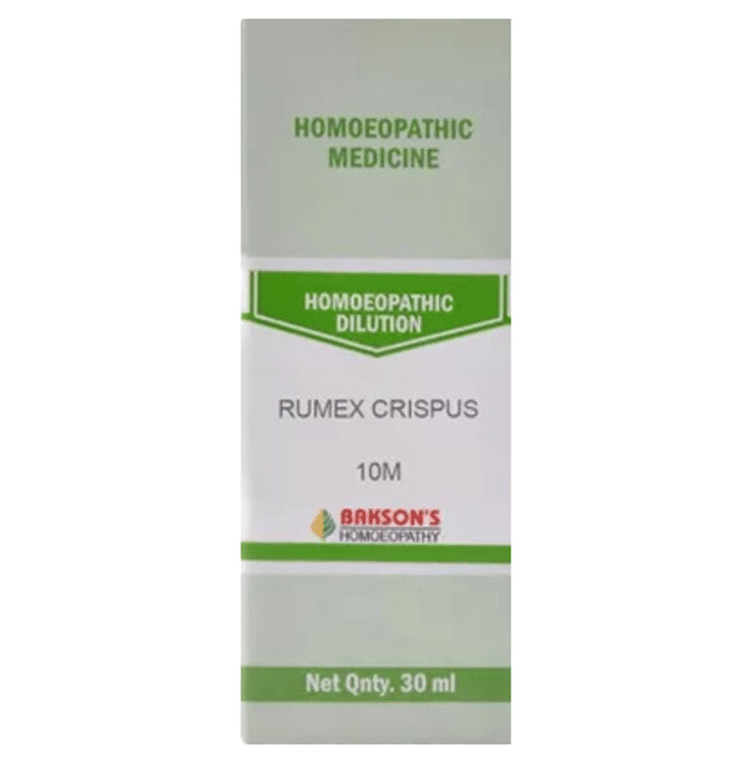 Bakson's Homeopathy Rumex Crispus Dilution 10M - Classic Derma