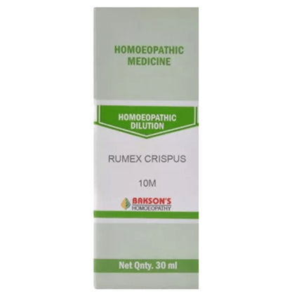 Bakson's Homeopathy Rumex Crispus Dilution 10M - Classic Derma
