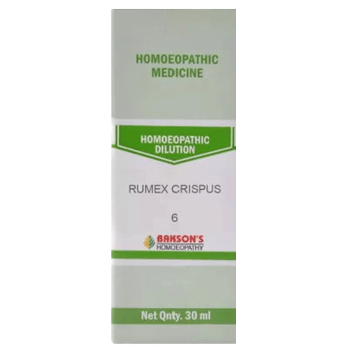 Bakson's Homeopathy Rumex Crispus Dilution 6 - Classic Derma
