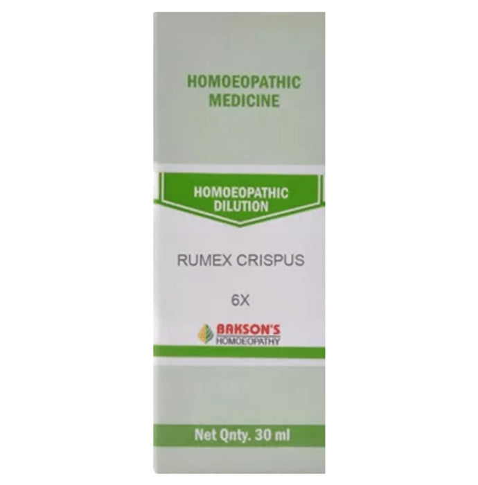 Bakson's Homeopathy Rumex Crispus Dilution 6X - Classic Derma