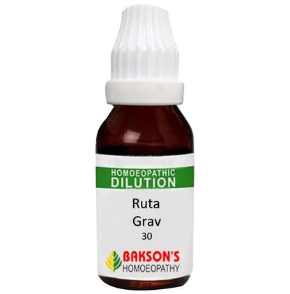 Bakson's Homeopathy Ruta Grav Dilution 30 CH - Classic Derma