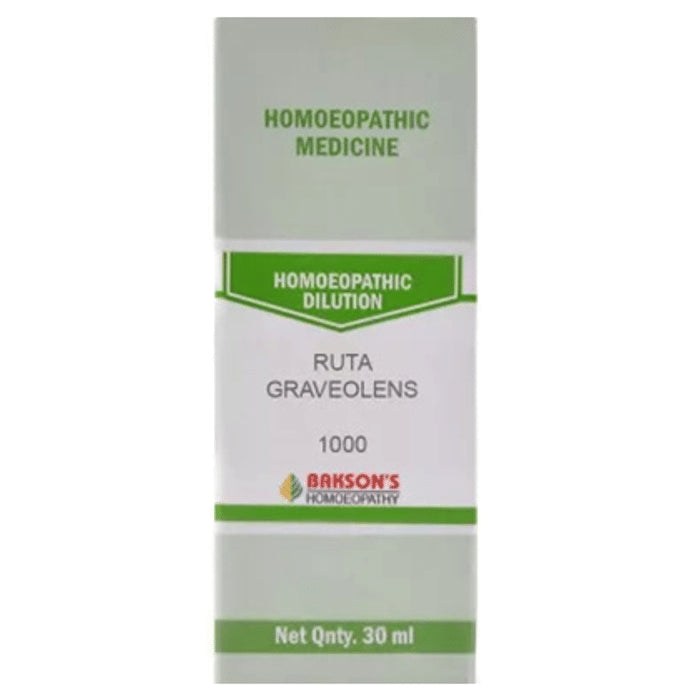 Bakson's Homeopathy Ruta Graveolens Dilution 1000 CH - Classic Derma