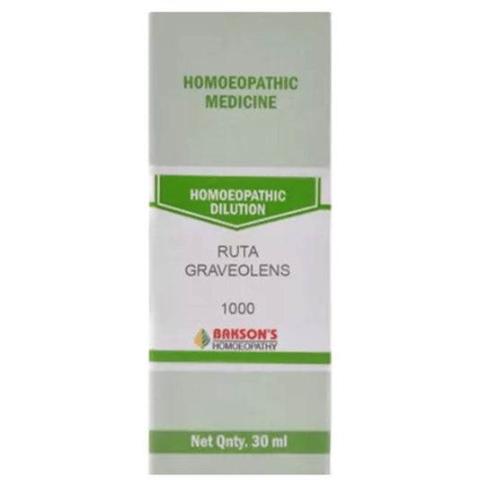 Bakson's Homeopathy Ruta Graveolens Dilution 1000 CH - Classic Derma
