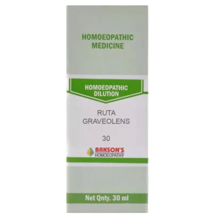 Bakson's Homeopathy Ruta Graveolens Dilution 30 - Classic Derma