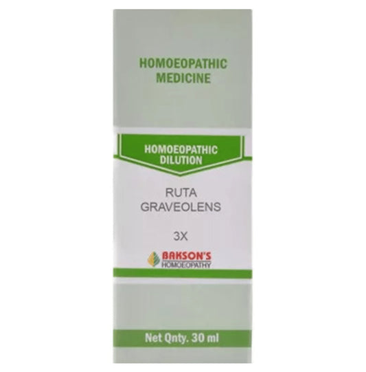 Bakson's Homeopathy Ruta Graveolens Dilution 3X - Classic Derma