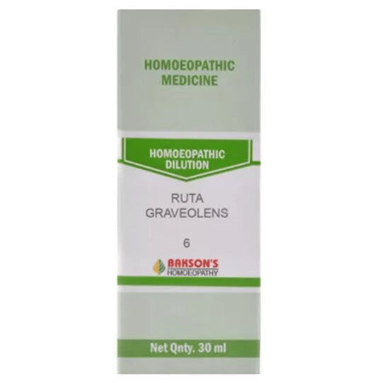 Bakson's Homeopathy Ruta Graveolens Dilution 6 - Classic Derma