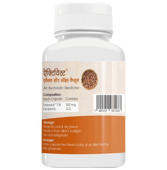 Activist Flaxseed Oil Liquid Capsule