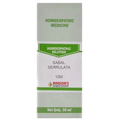 Bakson's Homeopathy Sabal Serrulata Dilution 10M - Classic Derma