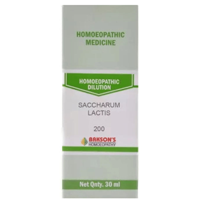Bakson's Homeopathy Saccharum Lactis Dilution 200 - Classic Derma
