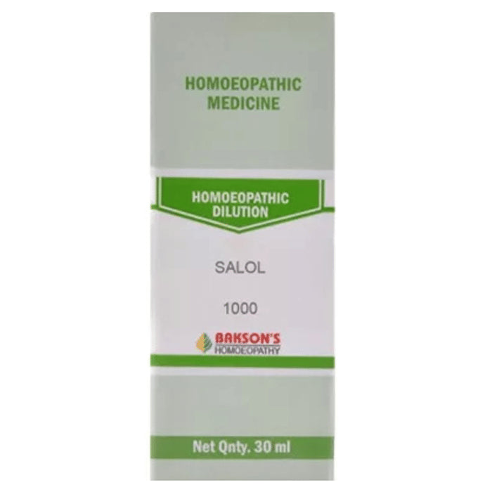 Bakson's Homeopathy Salol Dilution 1000 CH - Classic Derma