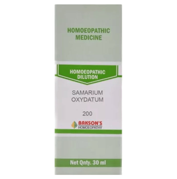 Bakson's Homeopathy Samarium Oxydatum Dilution 200 - Classic Derma
