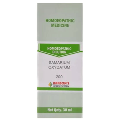 Bakson's Homeopathy Samarium Oxydatum Dilution 200 - Classic Derma