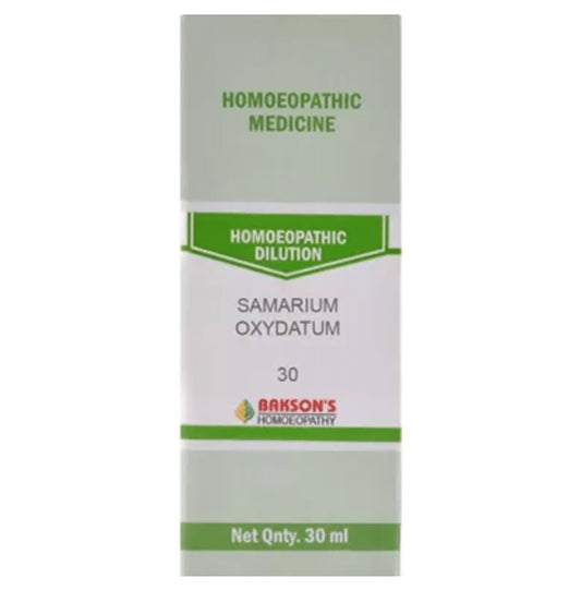 Bakson's Homeopathy Samarium Oxydatum Dilution 30 - Classic Derma