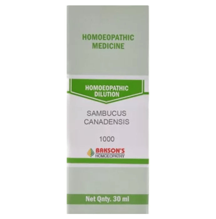 Bakson's Homeopathy Sambucus Canadensis Dilution 1000 CH - Classic Derma