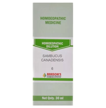 Bakson's Homeopathy Sambucus Canadensis Dilution 6 - Classic Derma