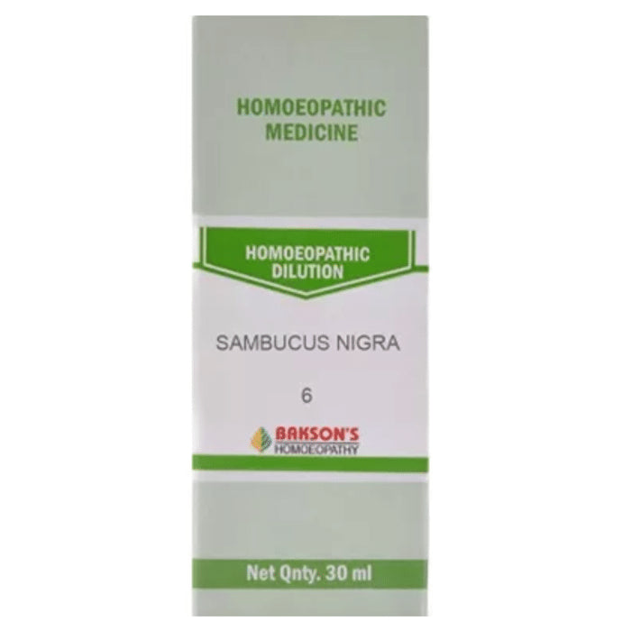 Bakson's Homeopathy Sambucus Nigra Dilution 6 - Classic Derma