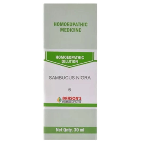Bakson's Homeopathy Sambucus Nigra Dilution 6 - Classic Derma