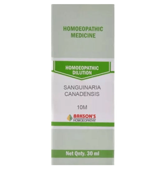 Bakson's Homeopathy Sanguinaria Canadensis Dilution 10M - Classic Derma