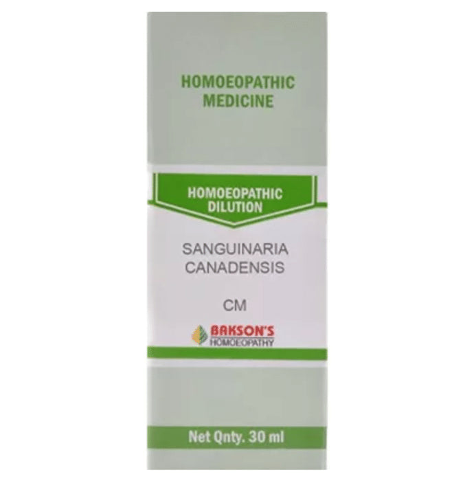 Bakson's Homeopathy Sanguinaria Canadensis Dilution CM - Classic Derma