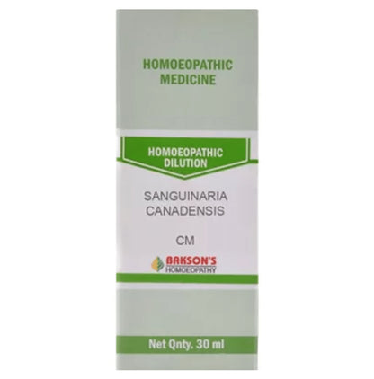 Bakson's Homeopathy Sanguinaria Canadensis Dilution CM - Classic Derma