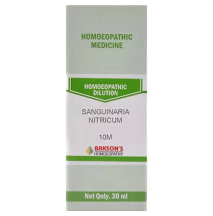 Bakson's Homeopathy Sanguinaria Nitricum Dilution 10M - Classic Derma