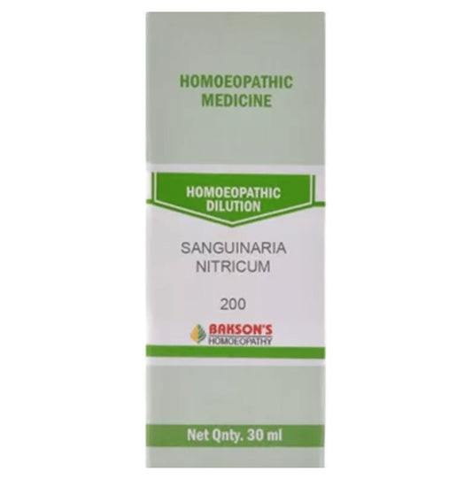 Bakson's Homeopathy Sanguinaria Nitricum Dilution 200 - Classic Derma