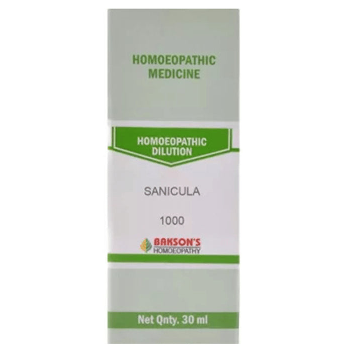 Bakson's Homeopathy Sanicula Dilution 1000 CH - Classic Derma