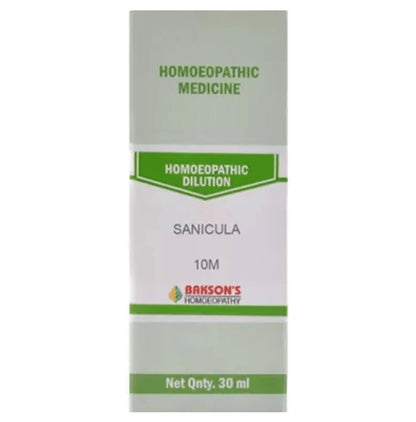 Bakson's Homeopathy Sanicula Dilution 10M - Classic Derma