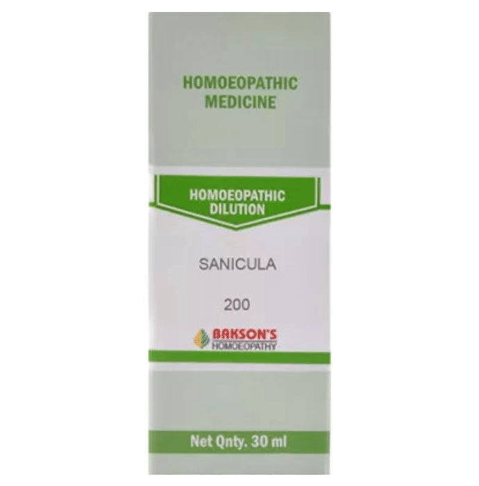 Bakson's Homeopathy Sanicula Dilution 200 - Classic Derma