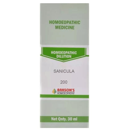 Bakson's Homeopathy Sanicula Dilution 200 - Classic Derma