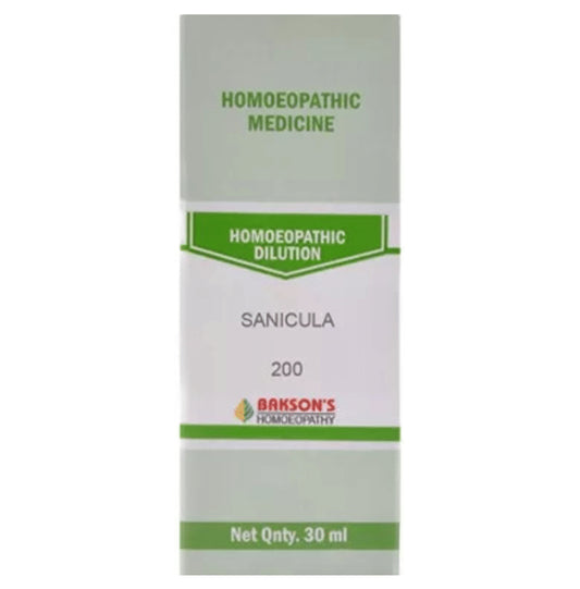 Bakson's Homeopathy Sanicula Dilution 200 - Classic Derma
