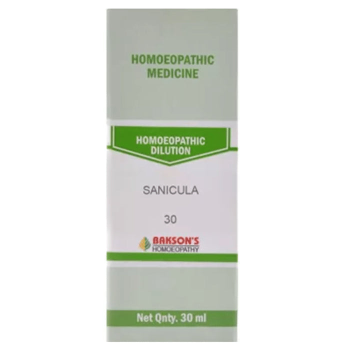Bakson's Homeopathy Sanicula Dilution 30 - Classic Derma