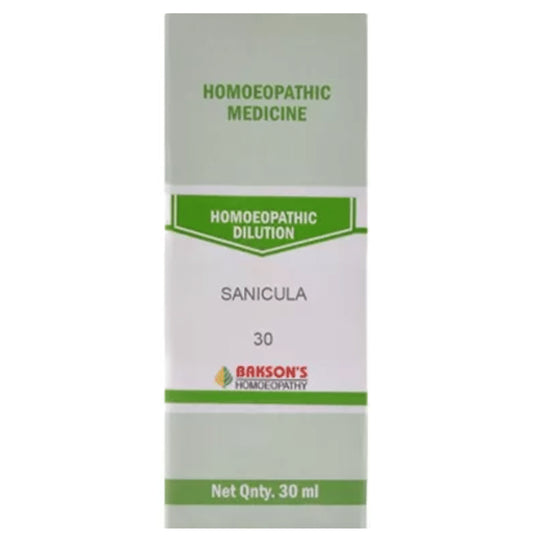 Bakson's Homeopathy Sanicula Dilution 30 - Classic Derma