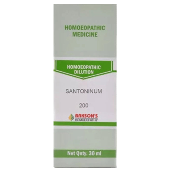 Bakson's Homeopathy Santoninum Dilution 200 - Classic Derma