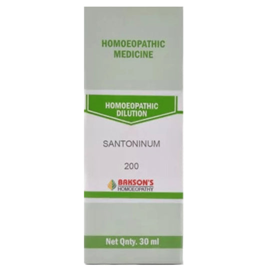 Bakson's Homeopathy Santoninum Dilution 200 - Classic Derma