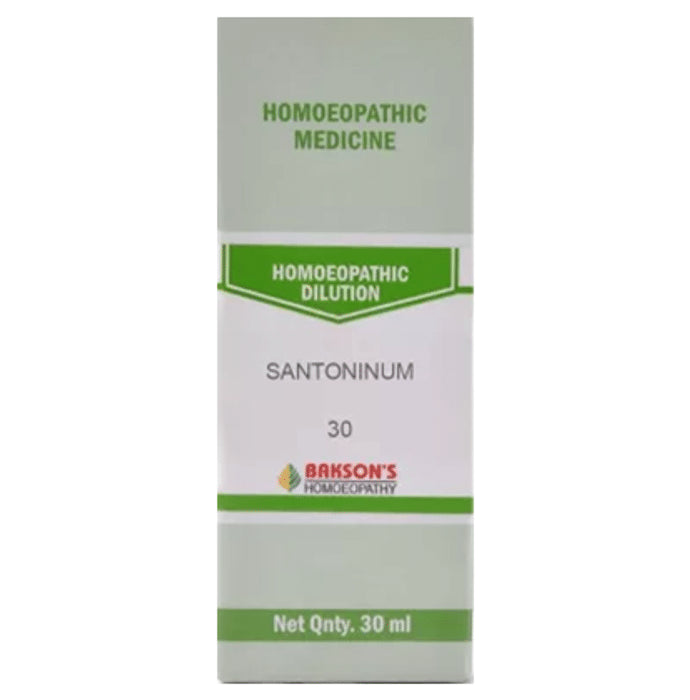 Bakson's Homeopathy Santoninum Dilution 30 - Classic Derma