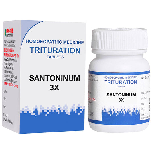 Bakson's Homeopathy Santoninum Trituration Tablet 3X - Classic Derma