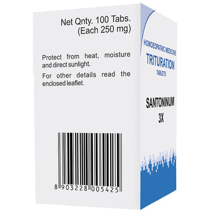 Bakson's Homeopathy Santoninum Trituration Tablet 3X