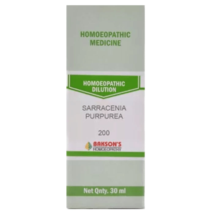 Bakson's Homeopathy Sarracenia Purpurea Dilution 200 - Classic Derma