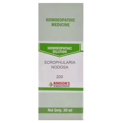 Bakson's Homeopathy Scrophularia Nodosa Dilution 200 - Classic Derma