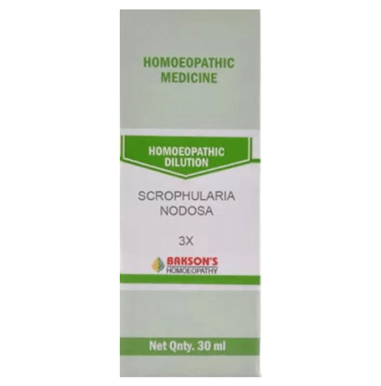 Bakson's Homeopathy Scrophularia Nodosa Dilution 3X - Classic Derma