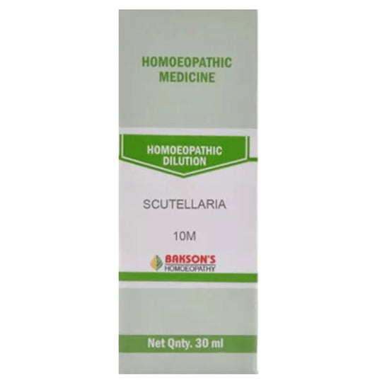 Bakson's Homeopathy Scutellaria Dilution 10M - Classic Derma