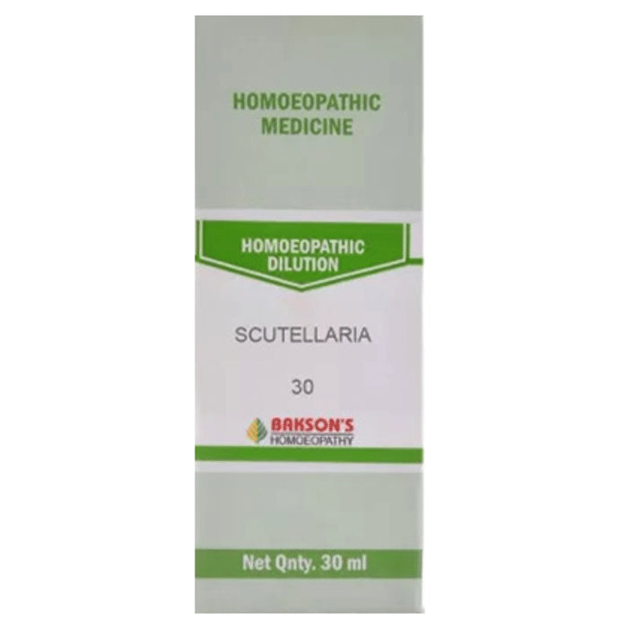 Bakson's Homeopathy Scutellaria Dilution 30 - Classic Derma