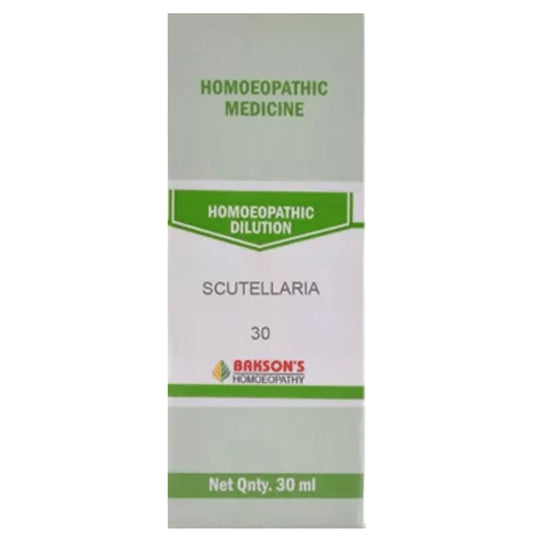 Bakson's Homeopathy Scutellaria Dilution 30 - Classic Derma
