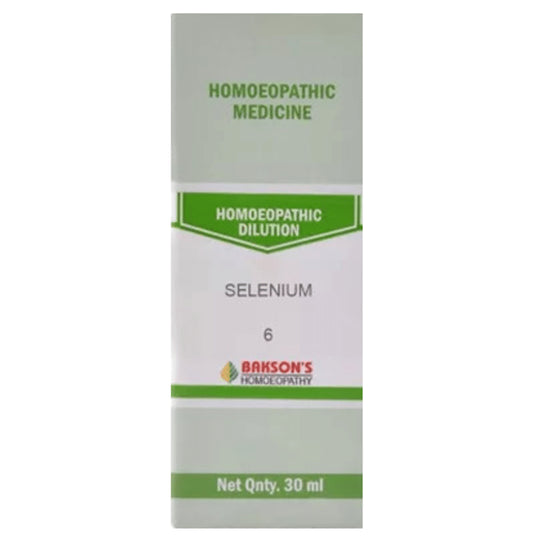 Bakson's Homeopathy Selenium Dilution 6 CH - Classic Derma
