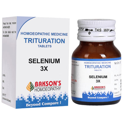 Bakson's Homeopathy Selenium Trituration Tablet 3X - Classic Derma