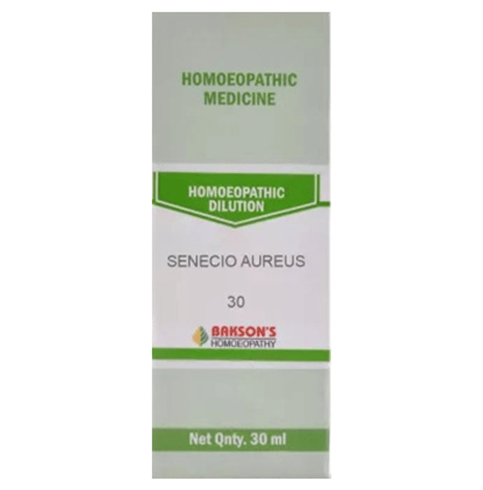 Bakson's Homeopathy Senecio Aureus Dilution 30 - Classic Derma
