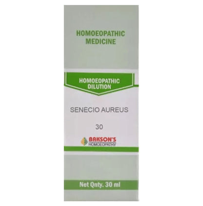 Bakson's Homeopathy Senecio Aureus Dilution 30 - Classic Derma