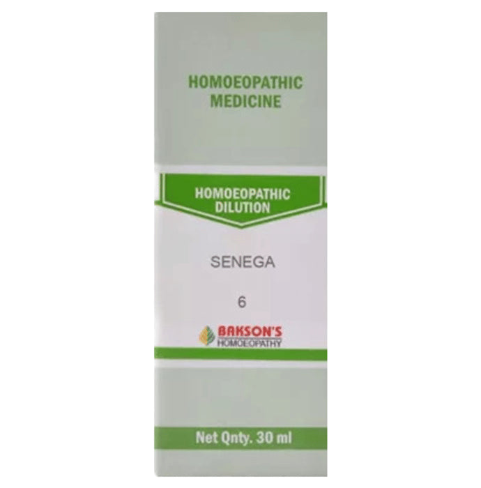 Bakson's Homeopathy Senega Dilution 6 CH - Classic Derma