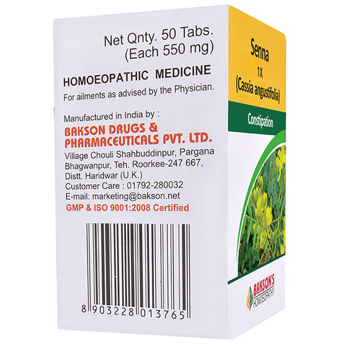 Bakson's Homeopathy Senna 1X